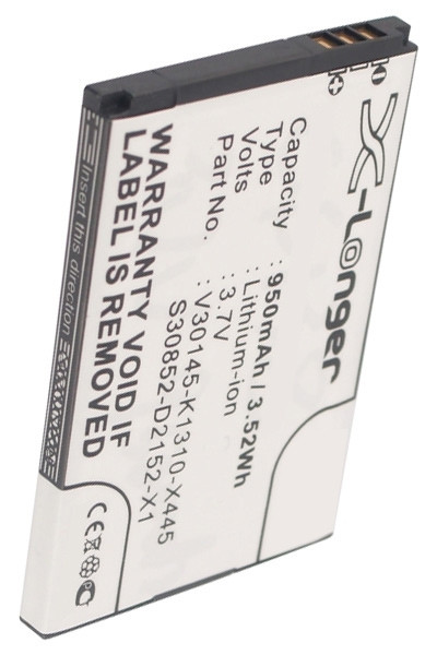 Unify X445 / S30852-D2152-X1 accu (950 mAh, 123accu huismerk)  AUN00128 - 1