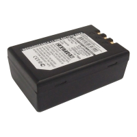 Unitech 1400-202017 / 1400-202450G accu (1850 mAh, 123accu huismerk) AUN00011