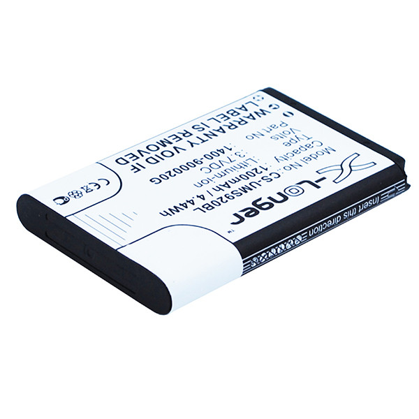Unitech 1400-900020G accu (1200 mAh, 123accu huismerk) AUN00100 - 2