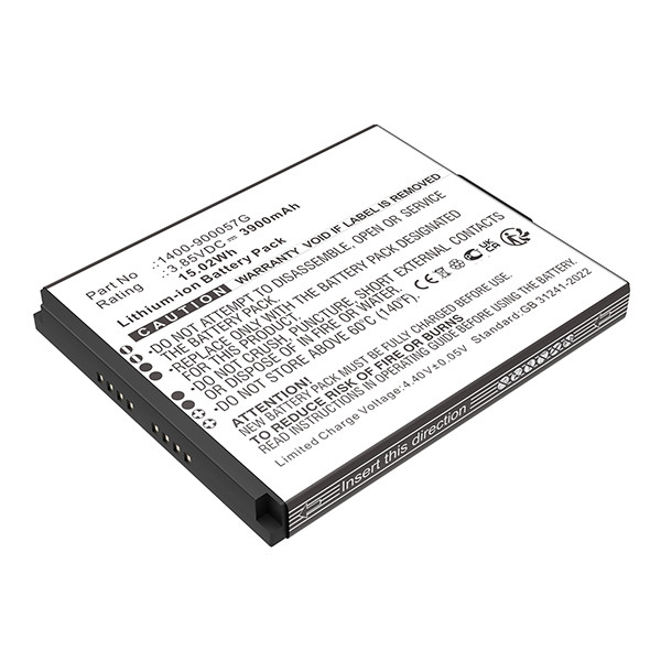 Unitech 1400-900057G accu (3.85 V, 3900 mAh, 123accu huismerk) AUN00141 - 1