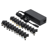 Universele 90W adapter met 20 aansluitingen (20 V, 4.5 A, 90 W, 123accu huismerk)  ADR00239