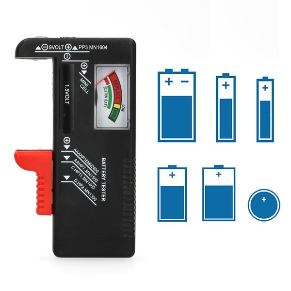 Universele Batterijentester (123accu huismerk) ADR00313 - 1