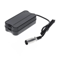 Universele acculader E-bike 3-Pins XLR (42V, 2.2A, 92W, 123accu huismerk) ADR00387