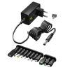 Universele adapter regelbaar 3V tot 12V (12V, 1A, 12W Max, 123accu huismerk)  ANB00946 - 1