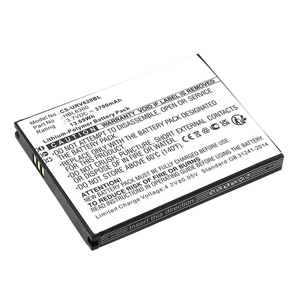 Urovo HBL6300 accu (3.7 V, 4000 mAh, 123accu huismerk) AUR00012 - 1