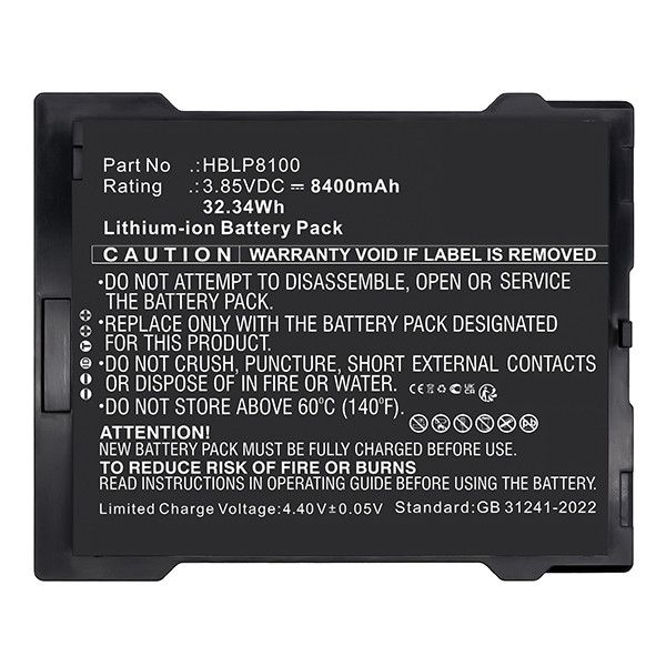 Urovo HBLP8100 accu (3.85 V, 8400 mAh, 123accu huismerk) AUR00019 - 4