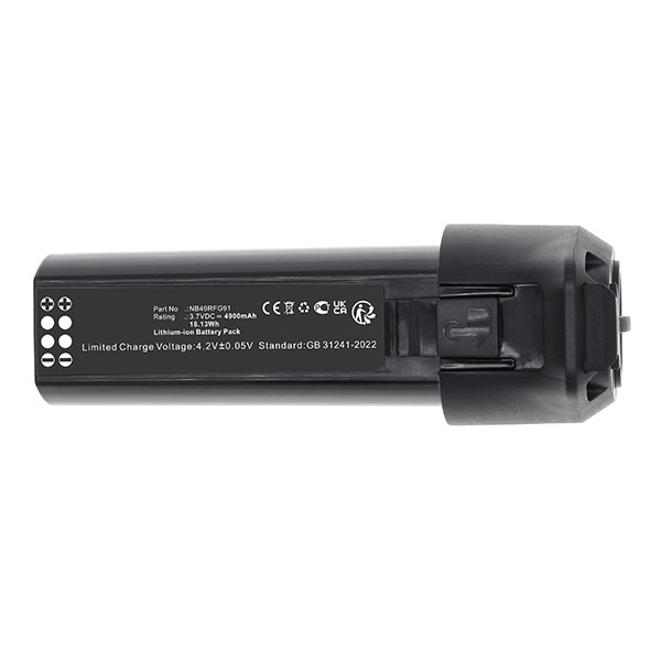 Urovo NB49RFG91 accu (3.7 V, 4900 mAh, 123accu huismerk) AUR00021 - 3