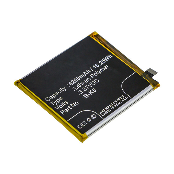 VIVO B-K5 accu (3.8 V, 4200 mAh, 123accu huismerk)  AVI00211 - 1