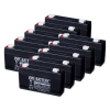 10 Stuks: VMF SLA1.3-6 VRLA AGM Loodaccu's (6V, 1.3 Ah, T1 terminal) AVM00179 - 1