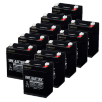 VMF 10 Stuks: VMF SLA2.9-12 VRLA AGM Loodaccu's (12 V, 2.9 Ah, T1 terminal)  AVM00235