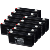 10 Stuks: VMF SLA3.2-6 VRLA AGM Loodaccu's (6V, 3.2 Ah, T1 terminal) AVM00181 - 1