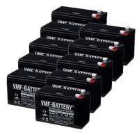 10 Stuks: VMF SLA9-12 VRLA AGM Loodaccu