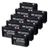 10 stuks: VMF SLA12-6 VRLA AGM Loodaccu's (6V, 12 Ah, T1 terminal) AVM00176 - 1