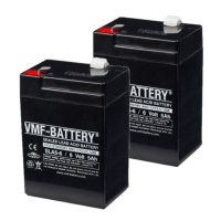 VMF 2 Stuks: VMF SLA5-6 VRLA AGM Loodaccu's (6V, 5.0 Ah, T1 terminal)  AVM00177