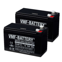 VMF 2 Stuks: VMF SLA9-12 VRLA AGM Loodaccu's (12V, 9 Ah, T2 terminal)  AVM00185