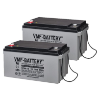 2 stuks: VMF DC86-12 AGM Deep Cycle accu's (12V, 86 Ah, T6 terminal) AVM00284