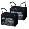 2 stuks: VMF EV12-63 AGM Deep Cycle accu's (12V, 63 Ah, T11 terminal) AVM00282 - 1