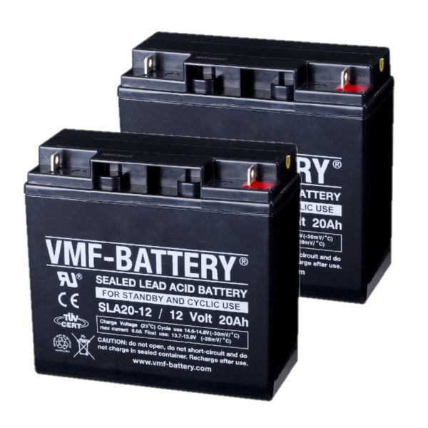 VMF 2 stuks: VMF SLA20-12 VRLA AGM Loodaccu's (12V, 20 Ah, T3 terminal)  AVM00172 - 1