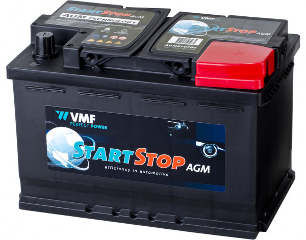 VMF 570760 / 570 901 076 / S5 A08 AGM start-stop accu (12V, 70Ah, 760A)  AVM00023 - 1