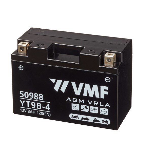 VMF AGM SLA 50988 / YT9B-BS accu (12V, 8Ah, 120A)  AVM00104 - 1