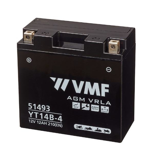 VMF AGM SLA 51493 / YT14B-BS accu (12V, 12Ah, 210A)  AVM00099 - 1