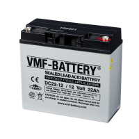 VMF DC22-12 AGM Deep Cycle Loodaccu (12V, 22 Ah, INSERT M5 terminal)  AVM00138