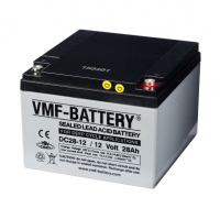 VMF DC28-12 AGM Deep Cycle accu (12V, 28 Ah, T3 terminal)  AVM00111