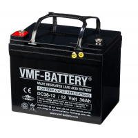 VMF DC36-12 AGM Deep Cycle accu (12V, 36 Ah. T7 terminal)  AVM00126