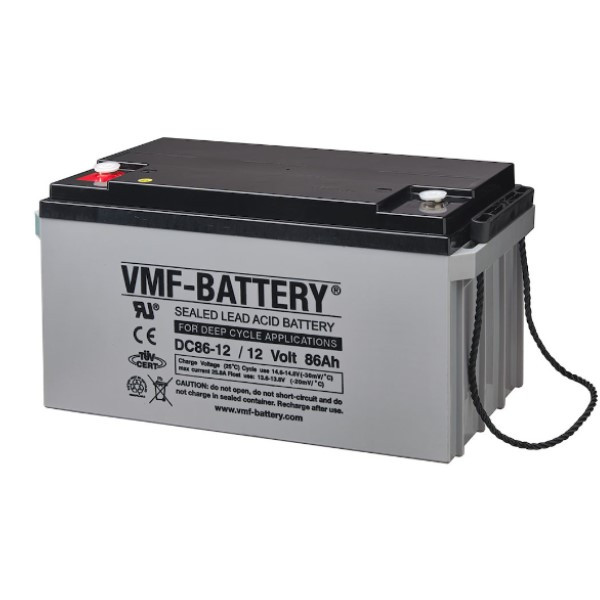 VMF DC86-12 AGM Deep Cycle accu (12V, 86 Ah, T6 terminal) AVM00110 - 1