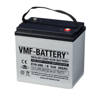 VMF EV6-205 AGM Deep Cycle accu (6V, 205 Ah, T22 terminal)  AVM00148