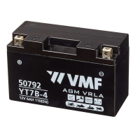 VMF PowerSport AGM 50792 / YT7B-BS / 507901012 accu (12V, 6Ah, 110A)  AVM00100
