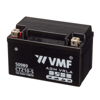 VMF PowerSport AGM 50989 / YTZ10-BS / 508901015 accu (12V, 8.6Ah, 190A)  AVM00103
