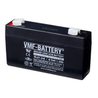 VMF SLA1.3-6 VRLA AGM Loodaccu (6V, 1.3 Ah, T1 terminal)  AVM00115