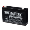 VMF SLA7-6 VRLA AGM Loodaccu (6V, 7.0 Ah, T1 terminal)