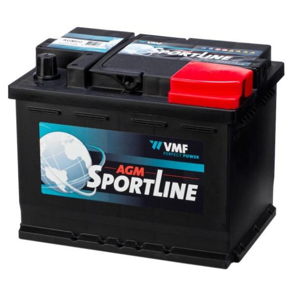 VMF Sportline AGM60 Dual Purpose AGM accu (12V, 60Ah, 680A)  AVM00139 - 1