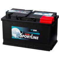 VMF Sportline AGM80 Dual Purpose AGM accu (12V, 80Ah, 850A)  AVM00156