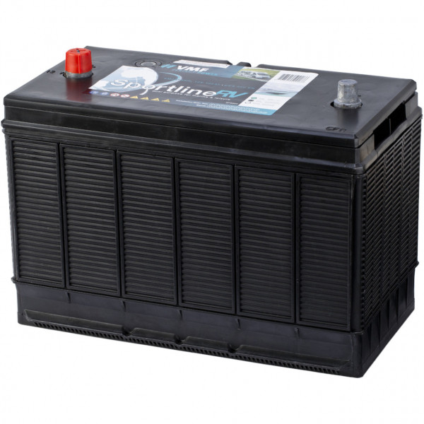 VMF Sportline VMF102 / VMF102M Dual Purpose SMF accu (12V, 105Ah, 800A) AVM00027 - 1