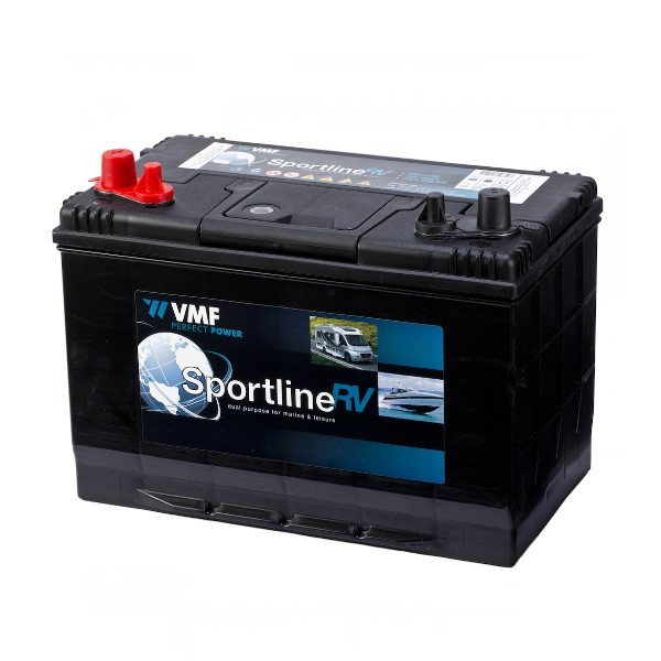 VMF Sportline VMF27 / VMF27M Dual Purpose SMF accu (12V, 90Ah, 720A)  AVM00130 - 1