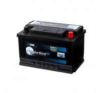 VMF Sportline VMF70 / VMF70M Dual Purpose SMF accu (12V, 70Ah, 570A)  AVM00034