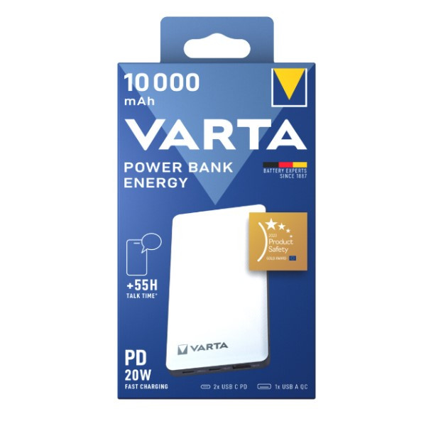 Varta | Energy Powerbank geschikt voor USB-C (3.7 V, 10000 mAh) AVA00322 - 1