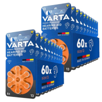Varta 13 / PR48 / Oranje gehoorapparaat batterij 120 stuks  AVA00617