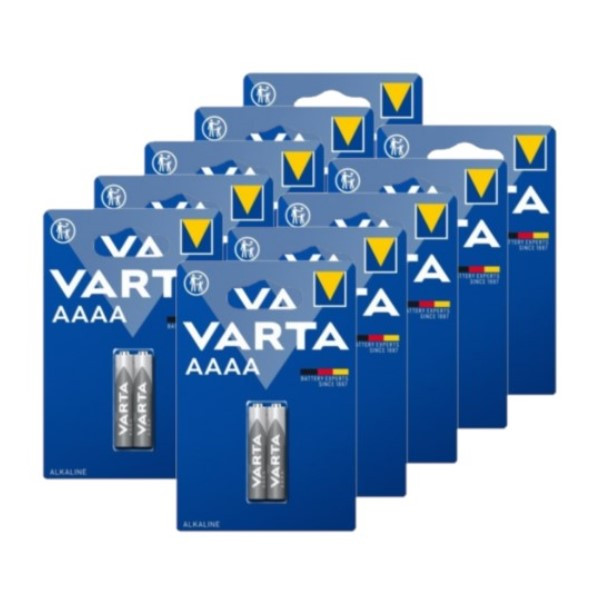 Varta AAAA / MN2500 / LR61 Alkaline Batterij (20 stuks) AVA00458 - 1