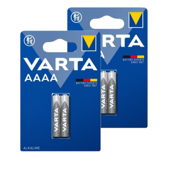 Varta AAAA / MN2500 / LR61 Alkaline Batterij (4 stuks) AVA00459 - 1