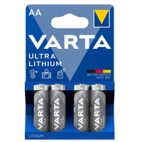Varta AA / FR6 Ultra Lithium batterij 4 stuks  AVA00143