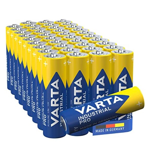 Varta Aanbieding: Varta Industrial Pro AA / LR06 / MN1500 Alkaline Batterij (40 stuks)  AVA00163 - 1