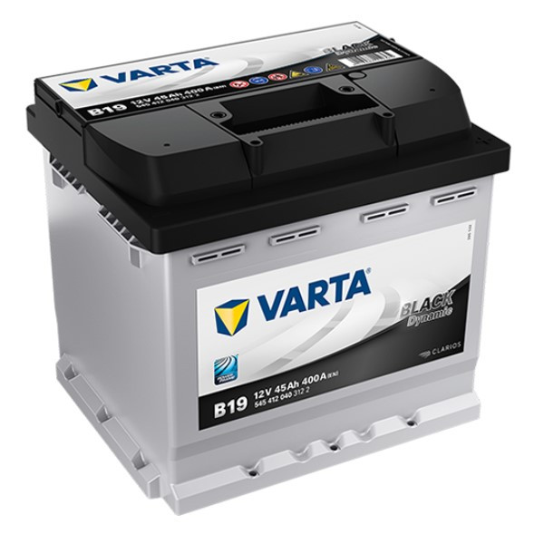 Varta Black Dynamic B19 / 545 412 040 / S3 002 accu (12V, 45Ah, 400A)  AVA00309 - 1