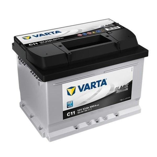 Varta Black Dynamic C11 / 553 401 050 / S3 004 (12V, 53Ah, 500A)  AVA00597 - 1