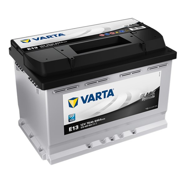 Varta Black Dynamic E13 / 570 409 064 / S3 008 accu (12V, 70Ah, 640A)  AVA00599 - 1