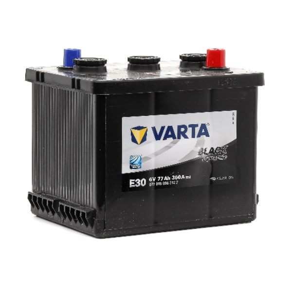 Varta Black Dynamic E30 / 077 015 036 / S3 E61 accu (6V, 77Ah, 360A)  AVA00601 - 1