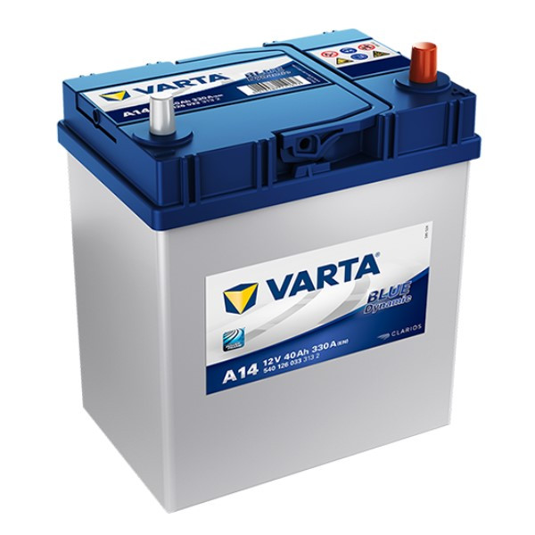 Varta Blue Dynamic A14 / 540 126 033 / S4 018 accu (12V, 40Ah, 330A)  AVA00263 - 1